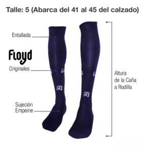 Medias Deportivas Largas Floyd GO Talle 5 (41-45) | Fútbol Hockey