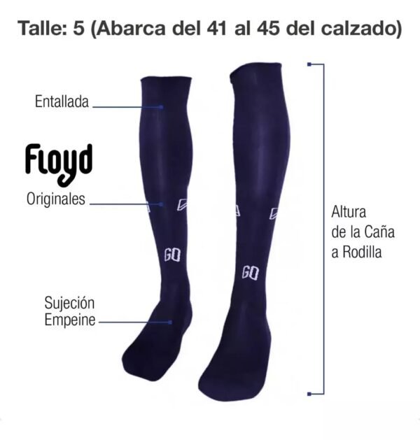 Medias Deportivas Largas Floyd GO Talle 4 (36-40) | Fútbol Hockey