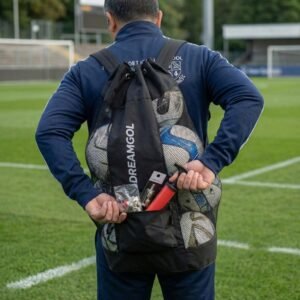 Bolso Portapelotas DREAMGOL (6-8 pelotas) Reforzado con bolsillo
