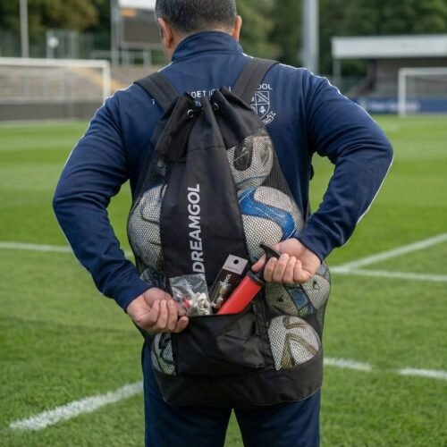 Bolso Portapelotas DREAMGOL (6-8 pelotas) Reforzado con bolsillo
