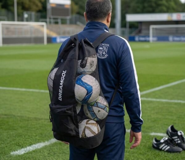 Bolso Portapelotas DREAMGOL (6-8 pelotas) Reforzado con bolsillo