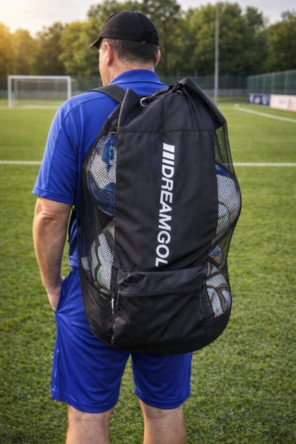 Bolso Portapelotas DREAMGOL (6-8 pelotas) Reforzado con bolsillo