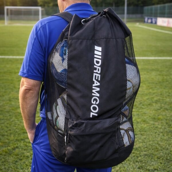 Bolso Portapelotas DREAMGOL (6-8 pelotas) Reforzado con bolsillo