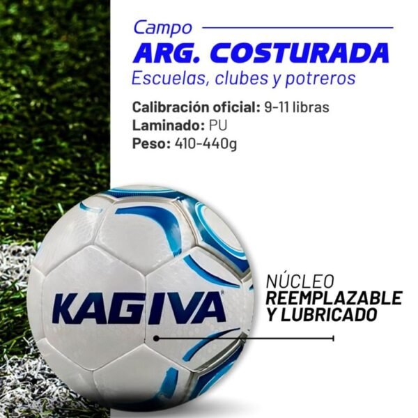 Pelota KAGIVA COSTURADA PRO (Homologada por el Consejo Federal)