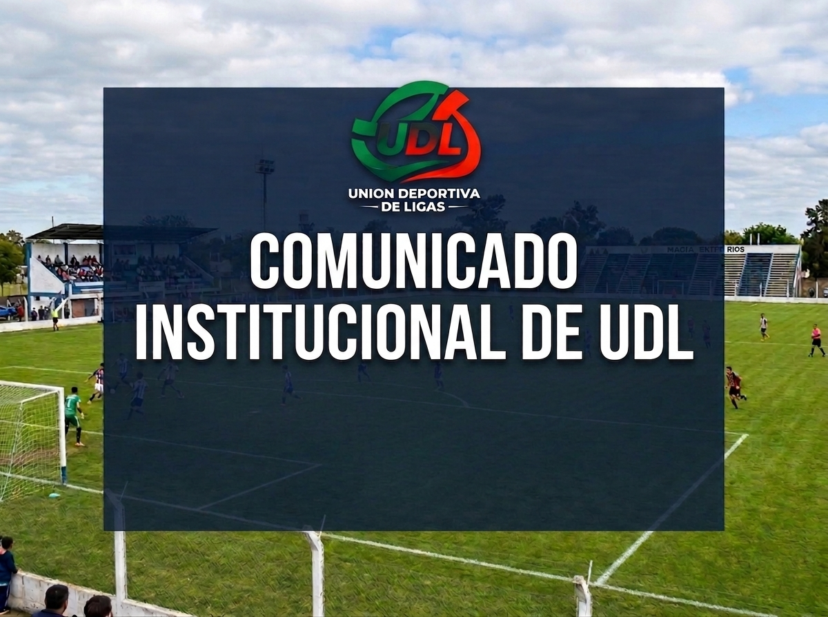 Comunicado de UDL sobre acreditación para prensa, medios de comunicación y afines